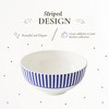 Spode Blue Italian Steccato 6.5-Inch Rimless Bowl - Decorative Earthenware Dinnerware with Scenic Border Design - Elegant Blue & White Tableware - 3 of 4