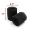 Unique Bargains Cylinder Pre-Filter Sponge Filter Media for Betta Aquarium Black 2.6" Dia 4 Pcs - 2 of 4