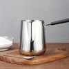 Stainless Steel Milk Pan, Butter Warmer - 1000ml with Pouring Spout, Chocolate Melting Pot, Milk Frothing Pitcher, Lengthened Heat-Insulated Handle - 4 of 4