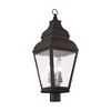 Livex Lighting Exeter 3 - Light Post Light in  Bronze - 4 of 4