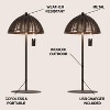 JONATHAN Y Tilly Modern Coastal Indoor/Outdoor Wicker Shade Rechargeable/Cordless Dimmable Integrated LED Table Lamp - 3 of 4