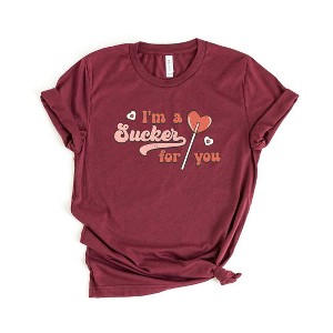 Simply Sage Market Women's I'm A Sucker For You Short Sleeve Graphic Tee - 1 of 4