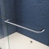 NicBex Shower Door 56-60"W x 57"H Semi Frameless Double Sliding Glass Tub Door with 1/4" (6mm) Clear Tempered Glass - 2 of 4