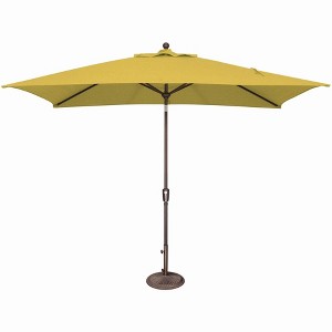 SimplyShade Catalina 120" Octagon Push Button Tilt Umbrella in Bronze/Lemon - 1 of 4