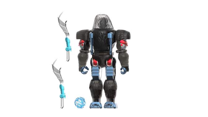 Transformers Beast Wars Optimus Primal Hyper Steel ReAction Figure, 2 of 5, play video