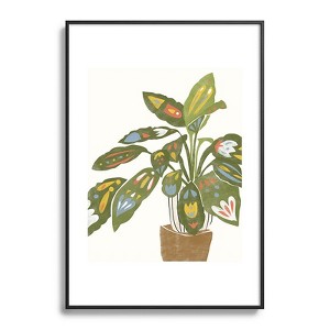 Alja Horvat Scandinavian Plant Metal Framed Art Print - Deny Desings - 1 of 3
