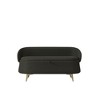 NicBex 50" End of Bed Bench Multi-functional Rectangular Bed End Storage Sofa Stool with Gold Metal Legs for Living Room, Bedroom, Entryway - 4 of 4