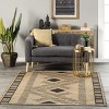 Nuloom Ranae Zigzag Bordered Jute Indoor Area Rug - 2 of 4