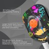 Aukfa Colorful graffiti Carbon Fiber Pickleball Paddle – Thermoformed One-Piece Design with UV Printed Matte Surface & 16mm Polypropylene Core - 4 of 4