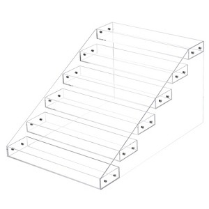 Unique Bargains Clear Acrylic Spice Rack Organizer for Kitchen Countertop Cabinet - 1 of 4