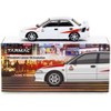 Mitsubishi Lancer RS Evolution RHD White with Red Accents "Global64" Series 1/64 Diecast Model by Tarmac Works - 4 of 4
