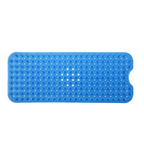 Buy wholesale Bathtub mat non-slip 88x39cm, INCL. Storage solution, BPA free,  machine washable, mildew resistant, royal blue