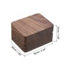 Unique Bargains Wooden Handmade Ring Box Jewelry Storage - image 2 of 4