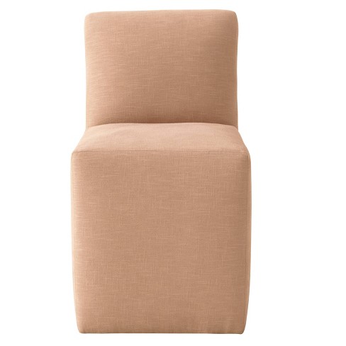 Rosette Dining Chair Linen Desert Cloth Co