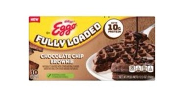 Eggo Frozen Fully Loaded Chocolate Chip Brownie Protein Waffles - 12 ...