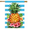 Briarwood Lane Everday House Flag 40x28 For Outdoor Pineapple and Stripes For Everday House Flag - 2 of 4