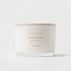 12oz Wood Lidded Glass Wellness Daydream Candle - Project 62™