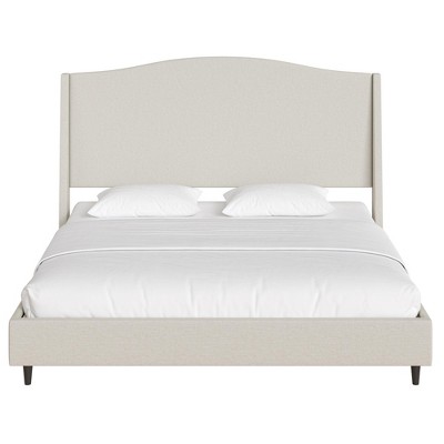 RealRooms Oakley Wingback Platform Bed Frame