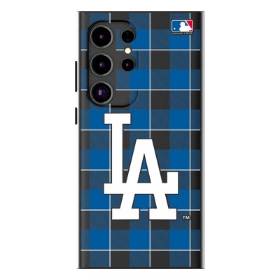 Keyscaper MLB National League Teams Plaid MagSafe Compatible Cell Phone Case for Samsung Galaxy