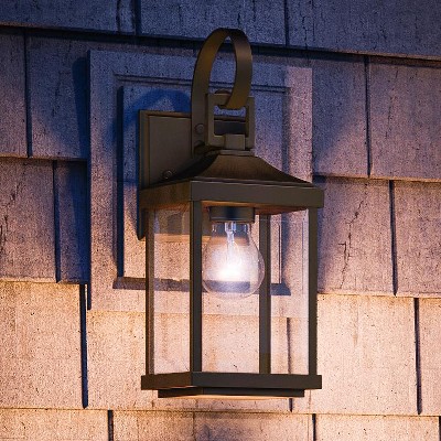 Urban Ambiance Luxury Colonial Outdoor Wall Light,  15-1/8" x 5-1/2",  Olde Bronze Finish, UHP1192