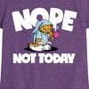 Girls' - Garfield - Nope Not Today Fitted Short Sleeve Graphic T-Shirt - 2 of 4