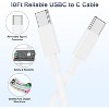 60W Charging Cable, Type C Fast Charging Cable, PD Fast Charge 60W USB-C To USB-C Data Cable For Phones, Laptops - 4 of 4