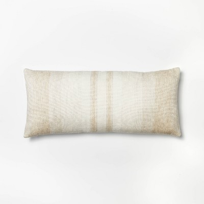 Oversized Woven Lumbar Throw Pillow Cream/Neutral - Threshold™ designed with Studio McGee