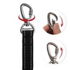 Unique Bargains Dog Car Seatbelt 45.28"-70.08" Shock Absorbing with 2 Padded Handle Metal Carabiner Clip for Medium Large Dogs - 3 of 4