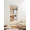 LOVMOR Modern Full Length Mirror, Full Body Mirror, Free Standing or Leaning or Wall-Mounted Mirror for Living Room, Bedroom - 3 of 4