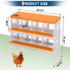 Chicken Nesting Boxes, 6 Hole Roll Away Nest Box for Chicken and Poultry to Collect Eggs, Egg Laying Boxes for Chicken Coop - 2 of 4