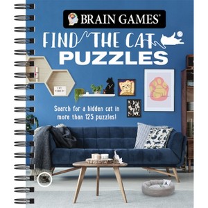 Brain Games - Find the Cat Puzzles - (Brain Games - Picture Puzzles) by  Publications International Ltd & Brain Games (Spiral Bound) - 1 of 1