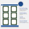 Avery Labels, 3" x 3", Gold-Green Border, Matte, 60ct - 3 of 4