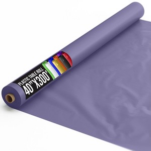 Crown  Plastic 40" x 300' Tablecloth Roll - 1 of 4