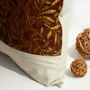Slickblue Linen Stylish Patchwork Pillow Cushion - Decorative Floor Cushion, 19.7x19.7 inches, 5 Designs Available - 4 of 4