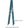 Elerevyo Women's Floral Satin Square Silky Neck Scarf Neckerchief Hair Band - 3 of 4