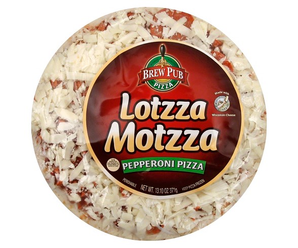 Brew Pub Lotzza Motzza Pepperoni 9-inch Frozen Pizza 13.1oz