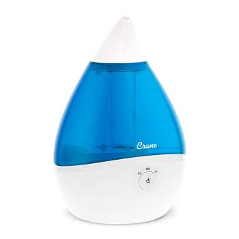 Crane Droplet Ultrasonic Cool Mist Humidifier - Blue/White