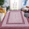 Washable Area Rug, Vintage Accent Rug, Braided Print Carpet, Low Pile Non-Shedding Kitchen Rugs with Non Slip Backing, Foldable Rug - 2 of 4