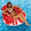 Swim Central 48.5" Inflatable Red and Clear Water Pop Circular Swimming Pool Lounger - image 2 of 2