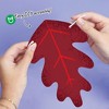 Big Dot of Happiness Fall Friends Thanksgiving Pumpkin Garland Banner, Decorations Backdrop, 30 Feet of Cord, 15 Paper Pumpkins and Autumn Leaf Shapes - 3 of 4