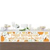 Big Dot of Happiness Little Pumpkin - Happy Birthday Fall Birthday Decorations Party Banner - 3 of 4