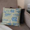 NCAA North Carolina Tar Heels Mapping Woven Pillow - image 3 of 4