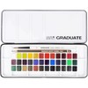 Daler-Rowney Graduate Watercolor Paint Half Pan Travel Set, Assorted Colors, 36 Pieces - 2 of 3