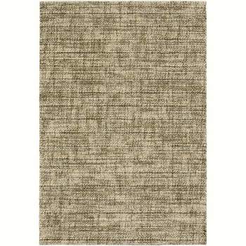 Oriental Weavers Pasargad Home Astor Collection Fabric Beige/Brown Distressed Pattern- Living Room, Bedroom, Home Office Area Rug, 5' 3" X 7' 6"