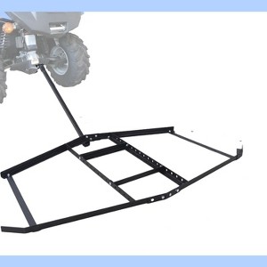 Drag Harrow, 66" Width Tow Behind Drag Harrow with Adjustable Bars & Pin Hitch, Support Up to 50 Lbs, Tractor Driveway Harrow for ATVs, UTVs, Garden - 1 of 4