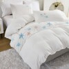 Seastar Embroidery Comforter Set – Soft Breathable 3-Piece Bedding, Romantic Farmhouse Cottage Style - 2 of 4