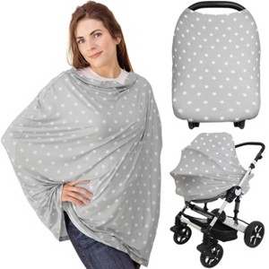 KeaBabies Car Seat Cover for Babies, Multi-Use Nursing Cover, Infant Carseat Cover, Breastfeeding Cover, Stroller Cover - 1 of 4