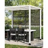 CuisinSmart Metal Privacy Screen Outdoor Privacy Screen Freestanding, Outdoor Privacy Fence Panels for Patio Lawn Deck, Decorative Privacy Fence - 4 of 4