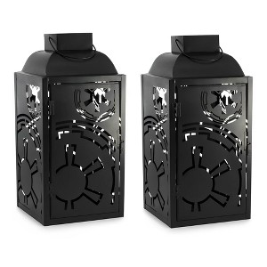 Seven20 Star Wars Black Stamped Lantern | Imperial Symbol | 14 Inches | Set of 2 - 1 of 4