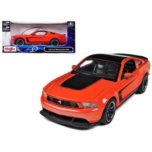 2012 Ford Boss 302 Orange And Black 1/24 Diecast Model Car By Maisto : Target